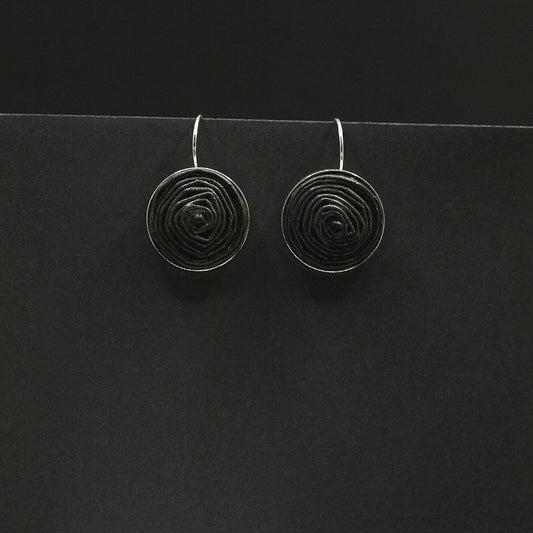 Hanging Black Spirals