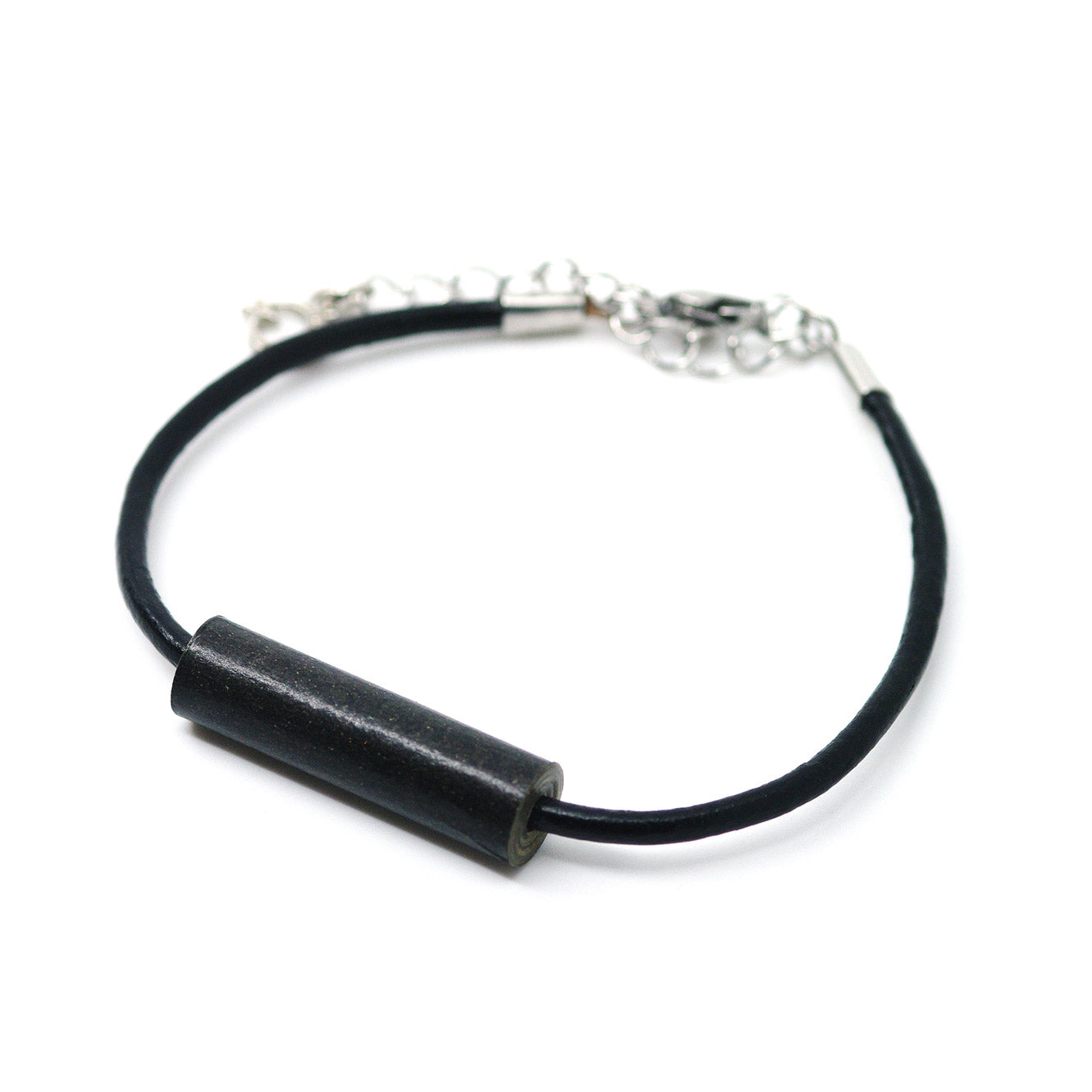 Unisex Paper Bead Bracelet Back to Black Collection Chiramo Paper Jewelry
