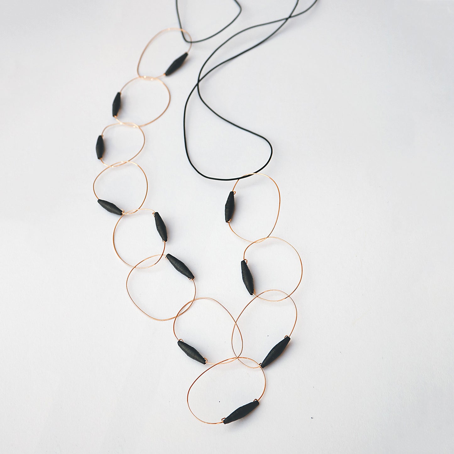 Colier Cercuri de Lumina Colectia Noir ReForm by Chiramo 5