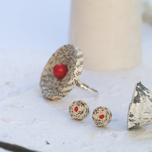 Red Dot Jewelry Set