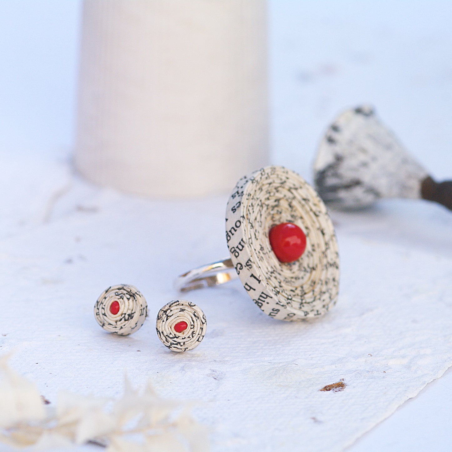 Red Dot Jewelry Set