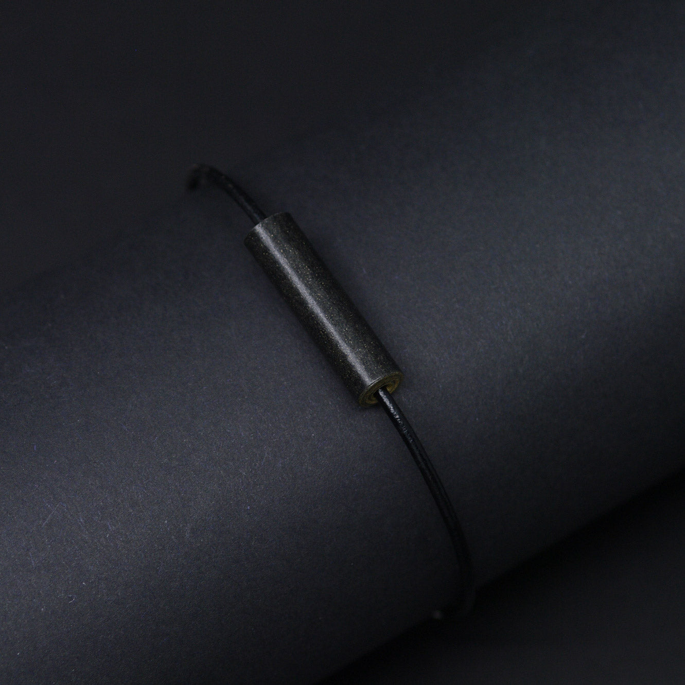 Unisex Paper Bead Bracelet Back to Black Collection Chiramo Paper Jewelry 